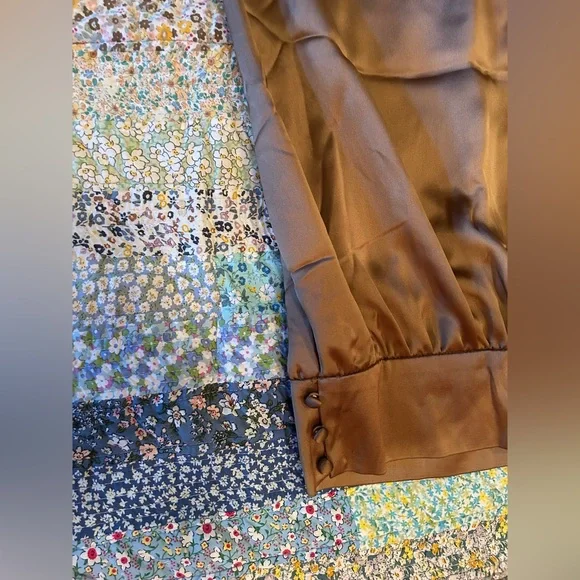 NWT Ryegrass Satin Cropped Ankle Pants - Picture 3 of 5